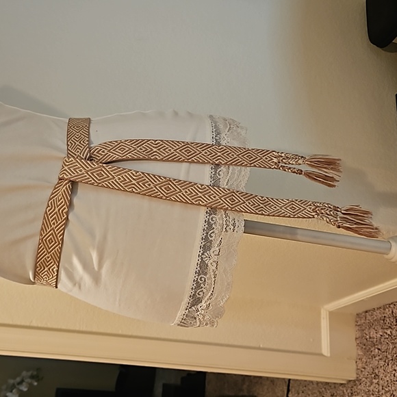 Anthropologie Woven Fringe Tie Belt - Picture 3 of 6